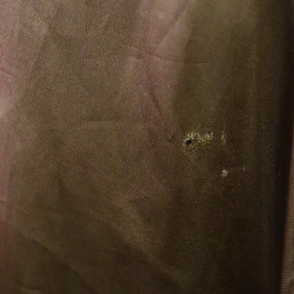 Vintage Boho 70's Leather Trench Coat with Hood Size S - Picture 14 of 14